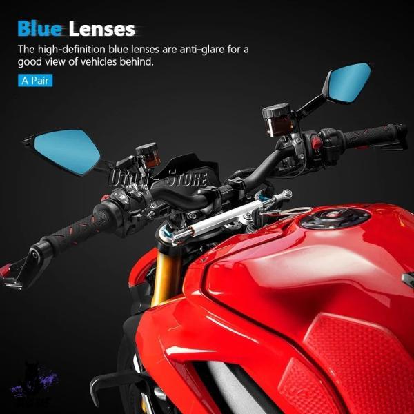 互換品 バイクストリートファイター V4 統合ウィンカーミラーバック