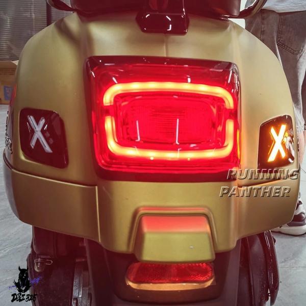 互換品 バイクウィンカーランプライトフロントリアインジケーターフラッシャーウインカーライトベスパ GTS 300 GTS300 gts300 2023-2025.