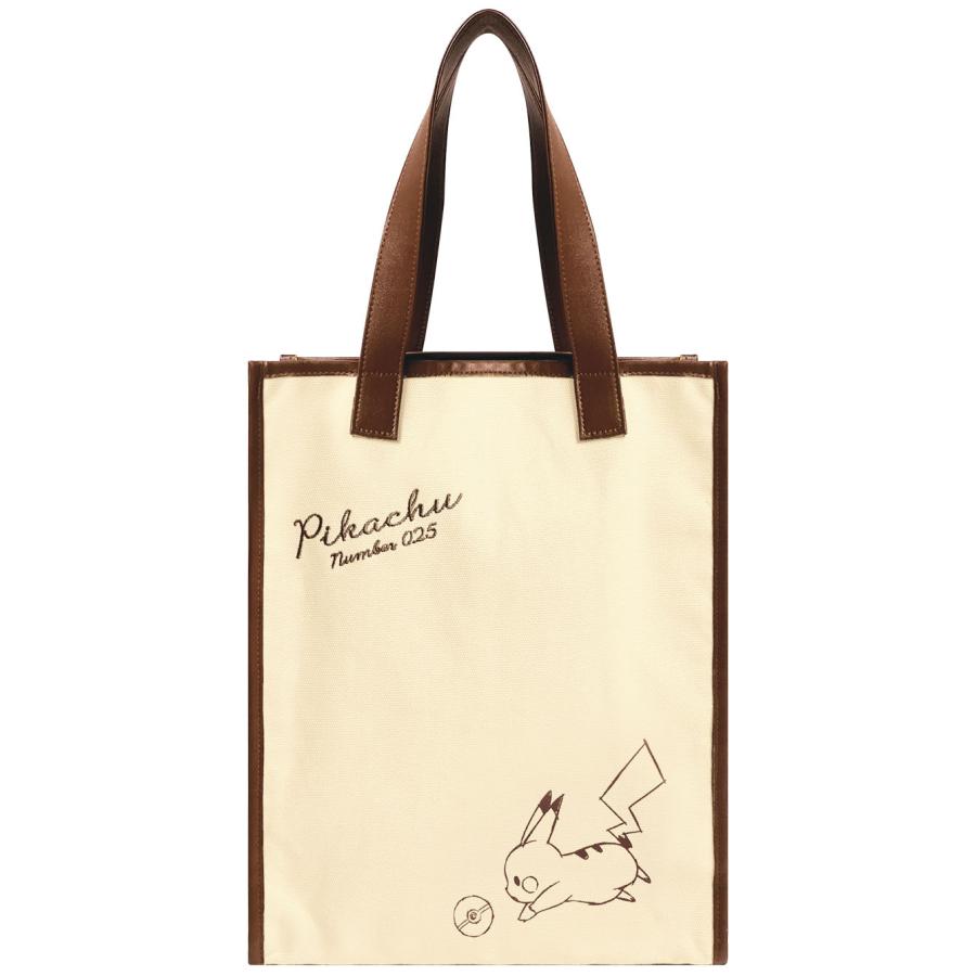 バッグ セット送料無料 Pikachu Number025 トートバッグ 幅25 マチ11 高さ32cm ツートン 切り替えデザイン ピカチュウの刺繍ロゴが大人カワイイ 6ymrwdyp8u Wrestlesquare Com