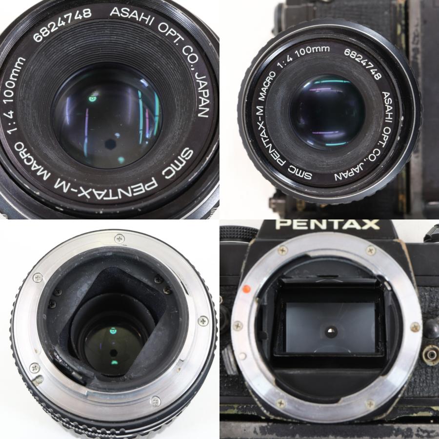 ペンタックス MX 一眼レフ カメラ smc PENTAX-M MACRO F4 100mm 動作確認済 【中古】 / 10950 YMREの画像