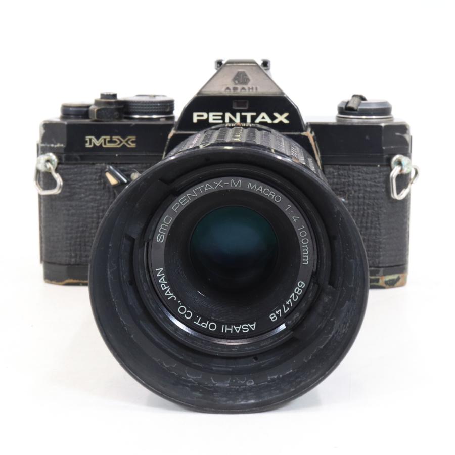 ペンタックス MX 一眼レフ カメラ smc PENTAX-M MACRO F4 100mm 動作確認済 【中古】 / 10950 YMREの画像