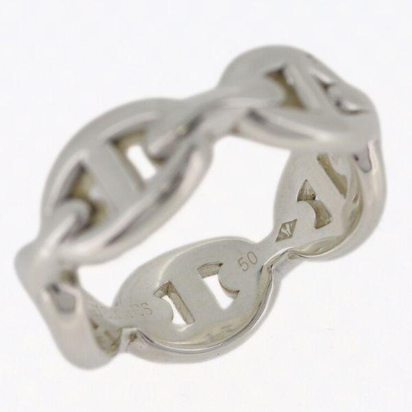 HERMES エルメス アンシェネPMリング 10号 50 Ag925