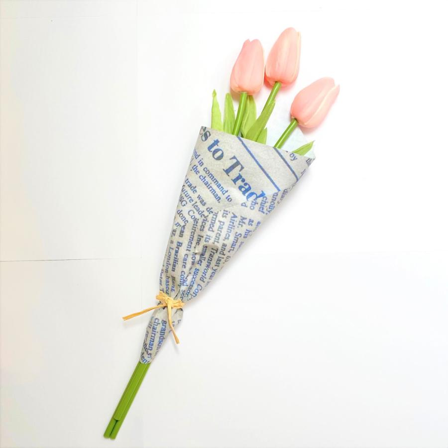 チューリップ　造花　かわいい　韓国風　おしゃれ　３本セット　ハーフバースデー　撮影　小物｜enrichup｜11