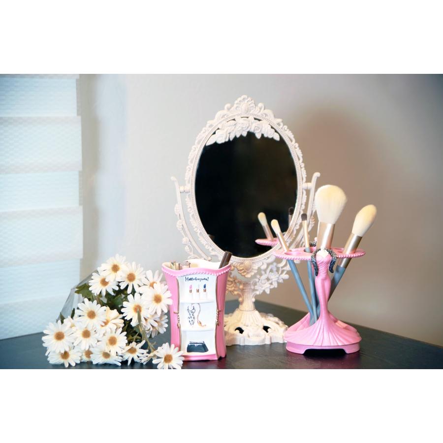 小物入れ ブラシ立て 可愛い かわいい おしゃれ インテリア バービー ペンスタンド ピンク 卓上収納 姫系雑貨 韓国 セット キュート ペン立て プレゼント 女性 | 