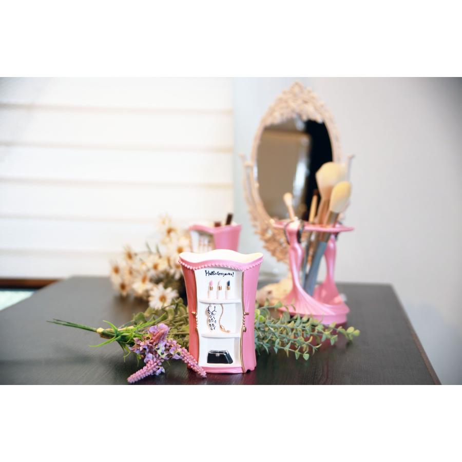 小物入れ ブラシ立て 可愛い かわいい おしゃれ インテリア バービー ペンスタンド ピンク 卓上収納 姫系雑貨 韓国 セット キュート ペン立て プレゼント 女性 |  | 02