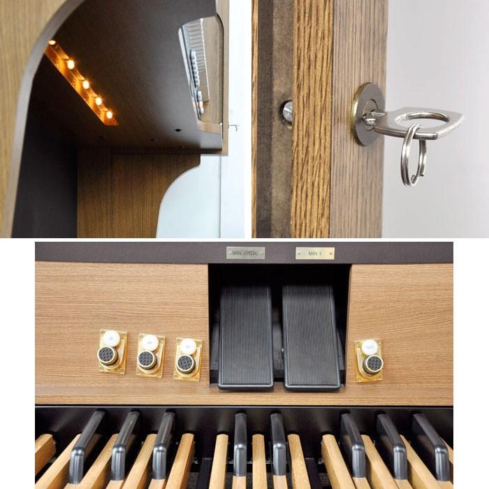 パイプオルガン　リード　34本 バイカウント社、ヨハネス社 両方のクラシックオルガンを同時に