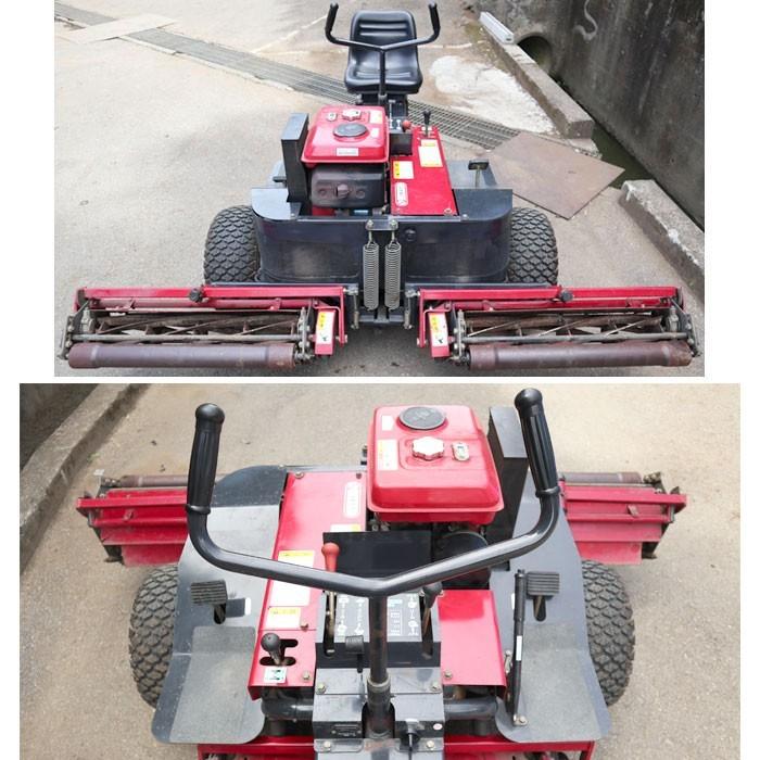 共栄社 乗用芝刈機 LM184 ガソリンエンジン 3連リールモア 共栄社 乗用芝刈機 LM184 ガソリンエンジン 3連リールモア