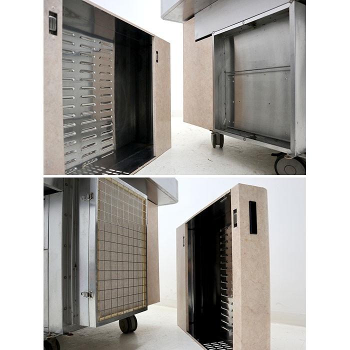 SHINPO シンポ ニチワ 電気グリドル式 ステーキワゴン 無煙調理ワゴン