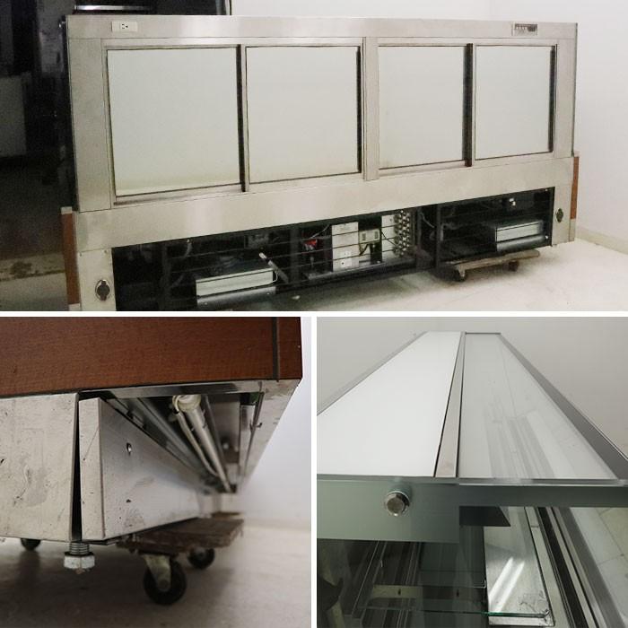 対面 冷蔵ショーケース 2008年 業務用 幅2400 【中古】 : 業務用中古