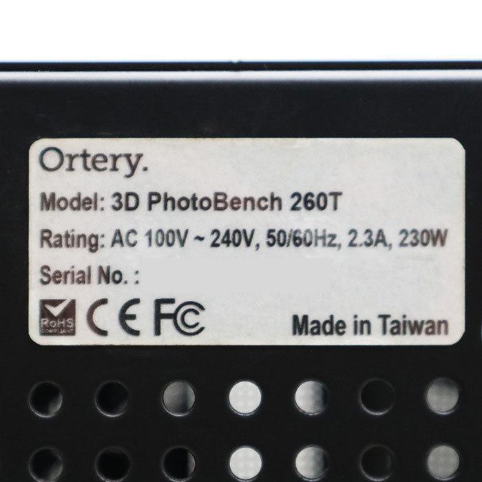 送料無料】 フォトベンチ260 撮影ボックス Ortery 2016年 3D 中古 