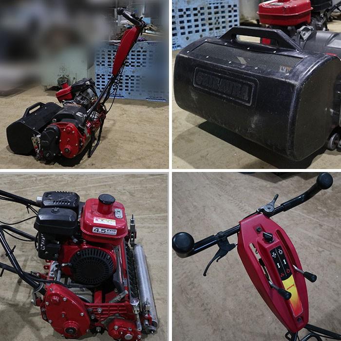 シバウラ 芝刈機 G-EXE22 グリーンモア ティーモア ゴルフ場 自