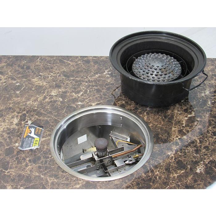 【送料無料】 こんろ機能付焼物器 1LXC1C1L シンポ 2018 焼肉ロースターテーブル 中古 お客様荷下ろし 【見学 仙台】 KC23
