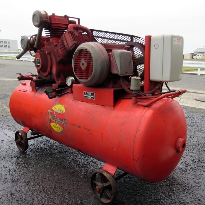 引取限定】小型往復空気圧縮機 W-75 富士コンプレッサー製作所