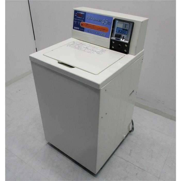 動産王サンヨ− コイン式全自動洗濯機 4.5kg 現状渡し ASW-J45C