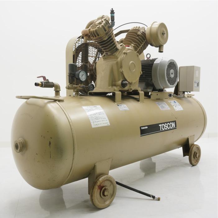 東芝コンプレッサー　　TOSCON  引き取り限定 送料無料】エアーコンプレッサー SP146-55T8 東芝 2001年 TOSCON