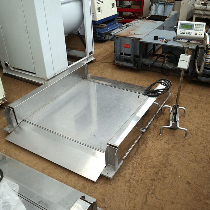 中古】 ゴミ計量システム フロアスケール 台はかり【動作王】千葉 