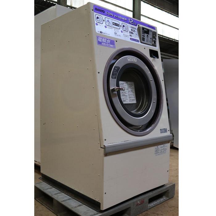 送料無料】コイン式全自動洗濯機 SCW-5124C サンヨー 12kg SANYO 業務
