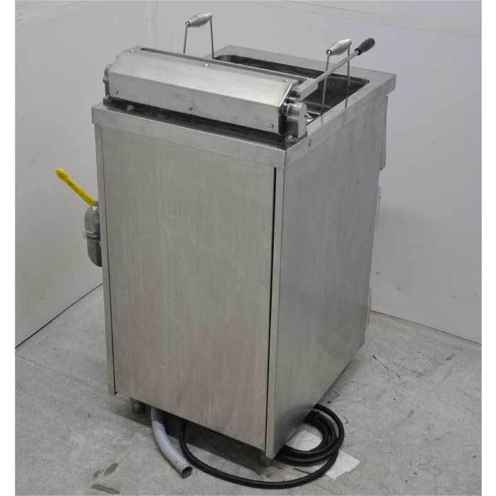 送料無料】 ドーナツフライヤー MEFD-18GL マルゼン 2018年製 ホイロ付