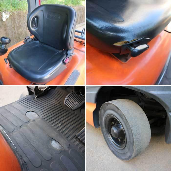 送料無料】フォークリフト 6FG20 トヨタ 1998年 2t用 ガソリン式 中古