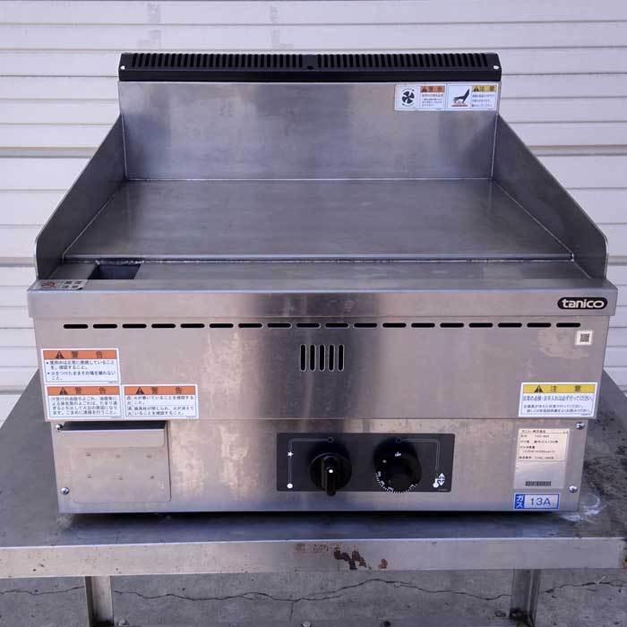 タニコー 業務用ガスグリドル TGG-60N 都市ガス13A TGG-60N タニコー ガスグリドル 卓上タイプ | 厨房ベース