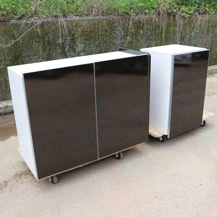 展示品 サンウェーブ キッチンキャビネット サイズ W3520 No.16084