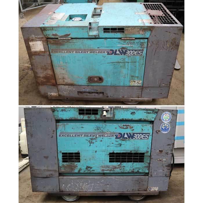 デンヨー 中古　エンジン溶接機　DLW-300ES 送料無料】防音型エンジン溶接機 DLW-300ES デンヨー 2006年 中古