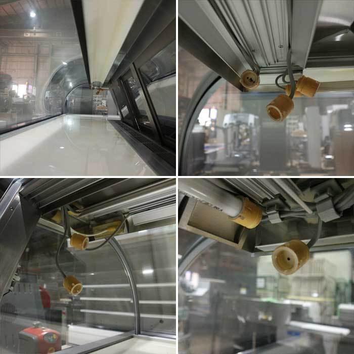 中古】L型 対面 冷蔵ショーケース 業務用 特注 保坂製作所 2004年 50Hz