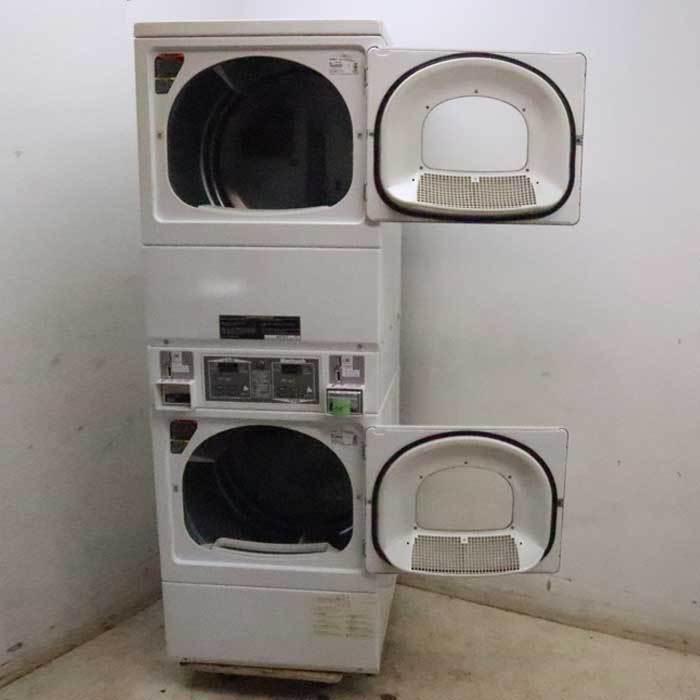 引取限定】コイン式二段乾燥機 SSGX19WF Huebsch Alliance 天然ガス