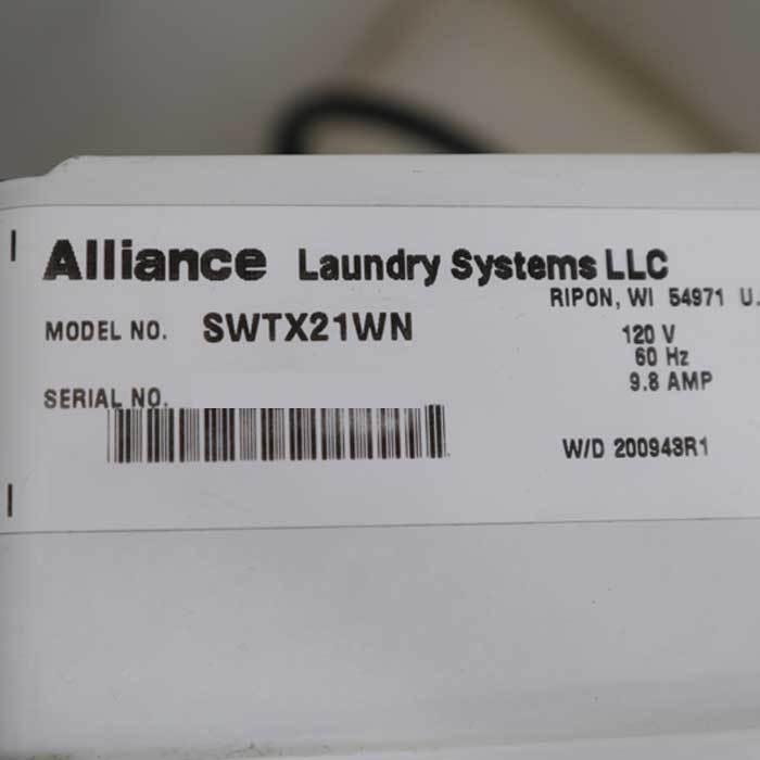 中古】コイン式洗濯機 SWTX21WN SpeedQueen Alliance 60Hz 西日本専用