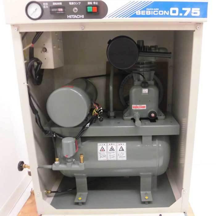 送料無料】小型空気圧縮機 コンプレッサー ベビコン PB-0.75PSC5 1馬力