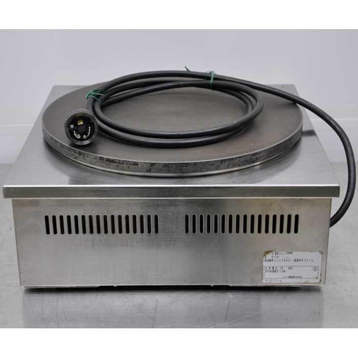⭐︎最終お値下げ 状態良好 ニチワ 電気クレープ焼器 単相200V CM-410H 送料無料】電気クレープ焼器 CM-410H ニチワ 2015年 200V NICHIWA 中古