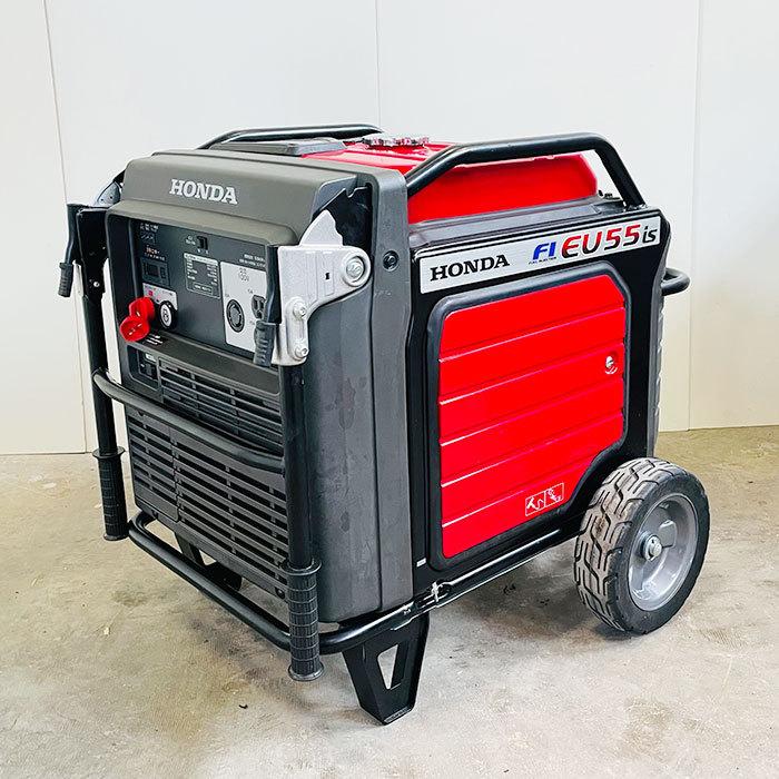 送料無料】発電機 EU55is ホンダ 2021年 5.5KVA 単相100V 200V