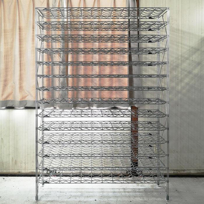 中古】ワインシェルフ 14段 ERECTA エレクタ ワインラック ワイン 