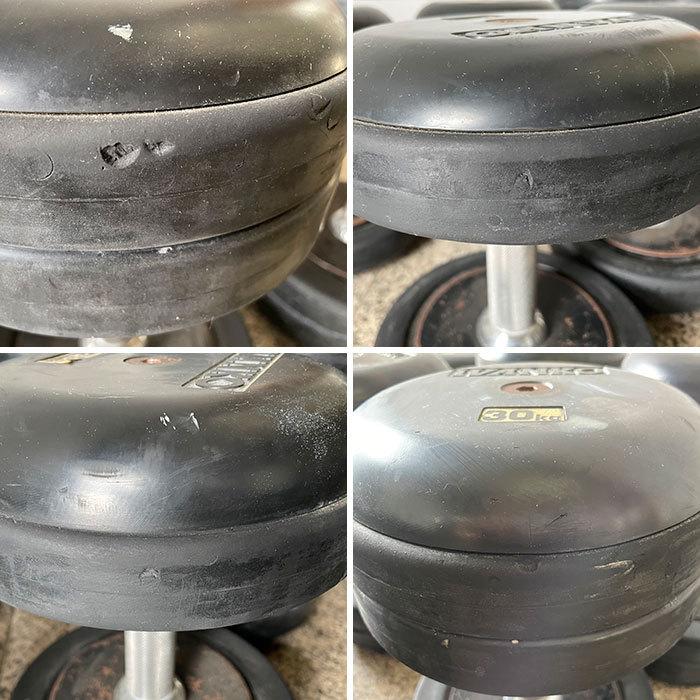引取限定】ラバーセットダンベル 12kg〜30kg IVANKO イヴァンコ