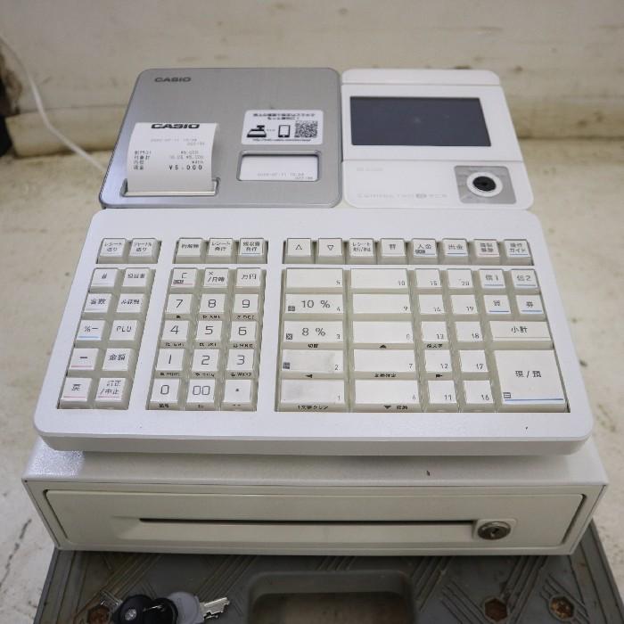 2個レジスタープリンター部新品LTP01-245-12　カシオSR-S4000 CASIO レジスター カシオ SR-S4000-EX ホワイト インボイス対応