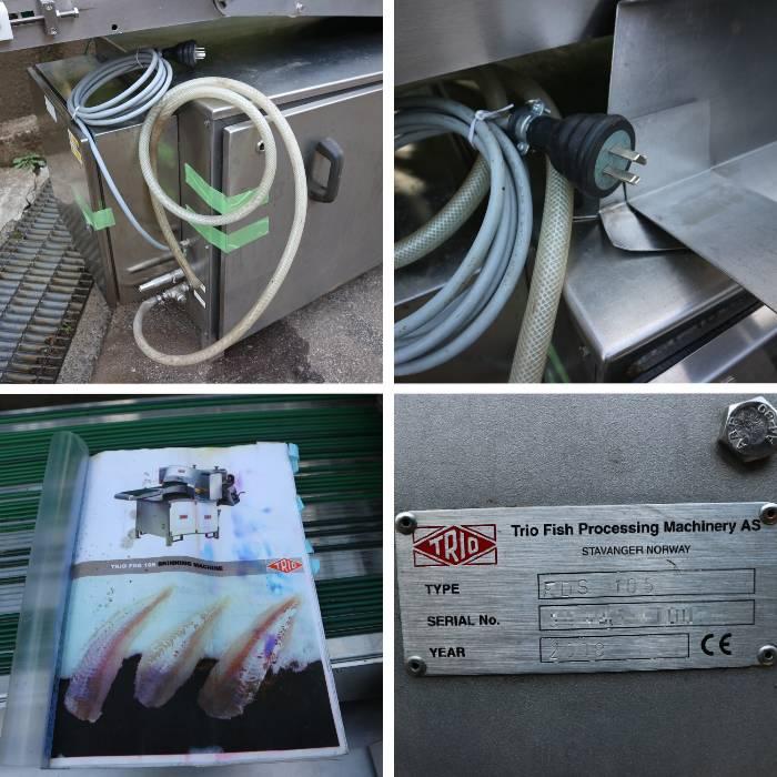 自動魚皮剥ぎ機 業務用 バーダー Baader社 TRIO FDS-105 2008年