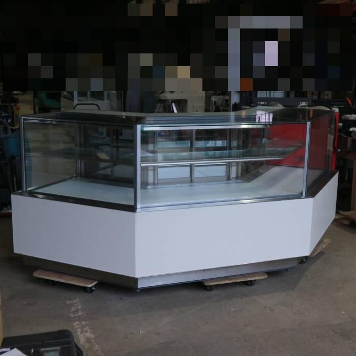冷蔵ショーケース 大型 対面 特注 業務用 保坂製作所 2017年頃 店舗