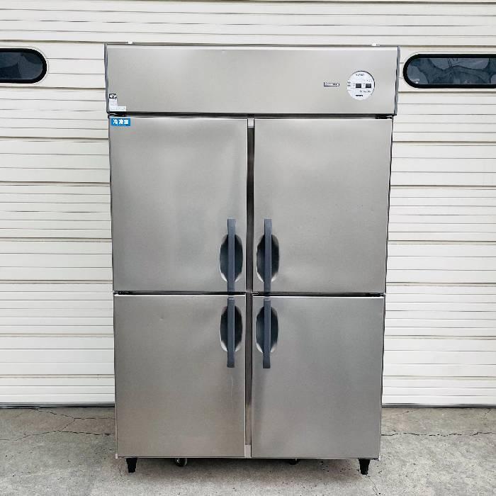 耐熱 二層 足あとぐらす (M) 【引取限定】縦型冷凍冷蔵庫 423S1-EC