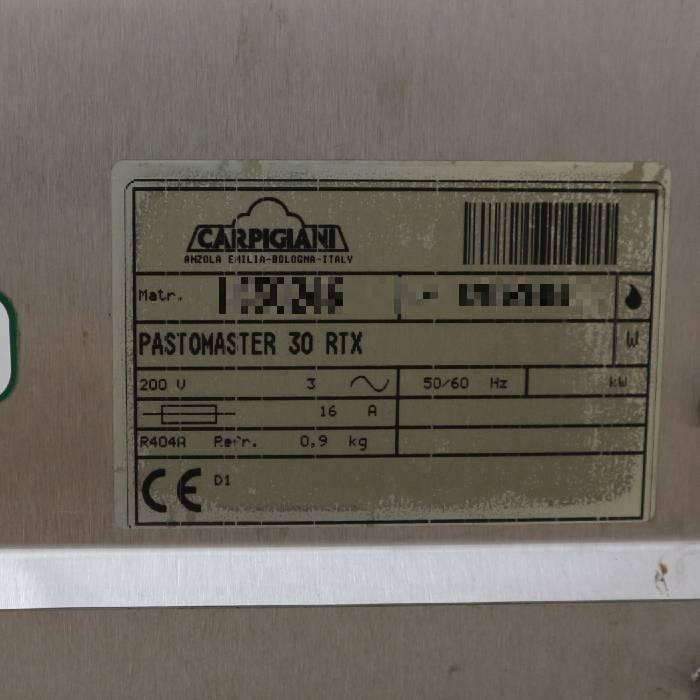 中古】パステライザー PASTOMASTER 30 RTX カルピジャーニ製 中古】パステライザー PASTOMASTER 30 RTX カルピジャーニ製