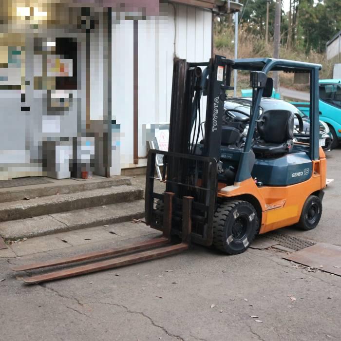 送料無料】フォークリフト 7FG15(GENEO 15) トヨタ 2005年 中古 【見学