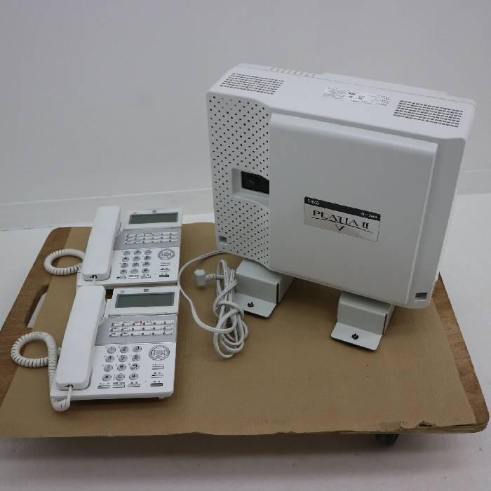 中古】電話設備 SAXA サクサ PT1000 2Std 主装置 TD810 多機能電話機18 