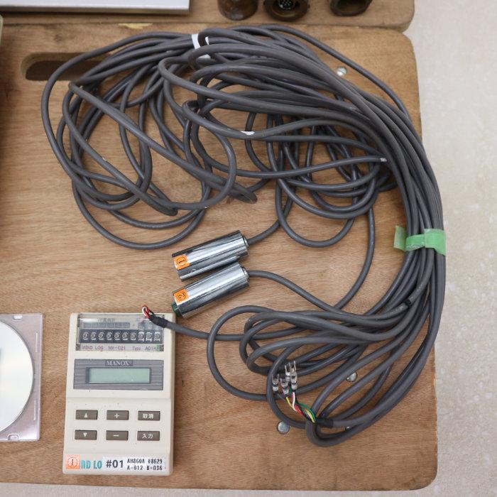 中古】風向風速計 風向発信器 VF216 風速発信器AH860A 記録器MX-C21