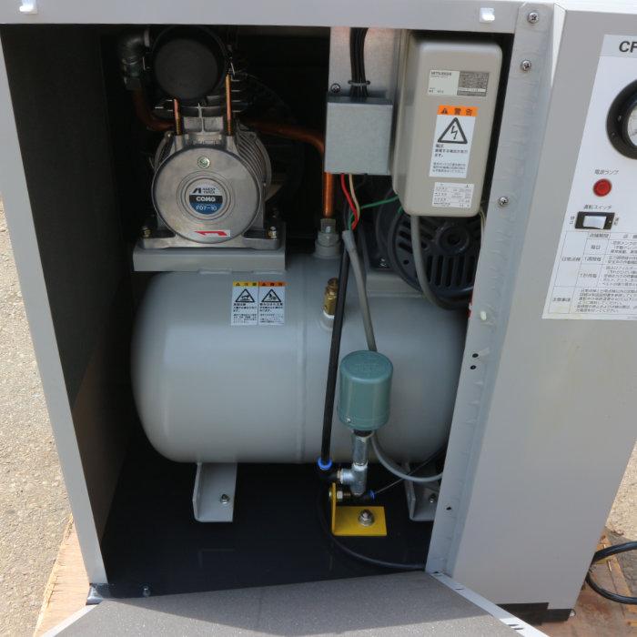 ♭【中古】アネスト岩田 エアコンプレッサー 1馬力 CFP07CF-8.5