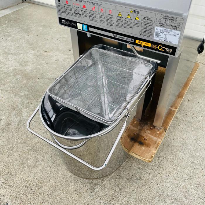 ガスフライヤー FL-18A-GA ホシザキ 2017年 都市ガス 業務用 1槽 中古