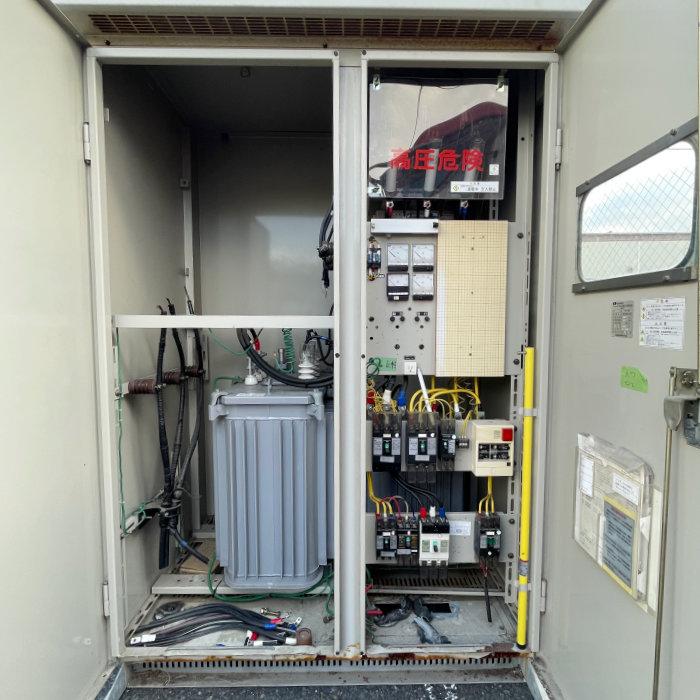 中古|キュービクル式高圧受電設備 PF・S形 河村電器産業 変圧器 中古|キュービクル式高圧受電設備 PF・S形 河村電器産業 変圧器