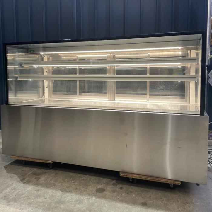 送料無料】大型 特注 冷蔵ショーケース 和田製作所 中古 【見学 名古屋