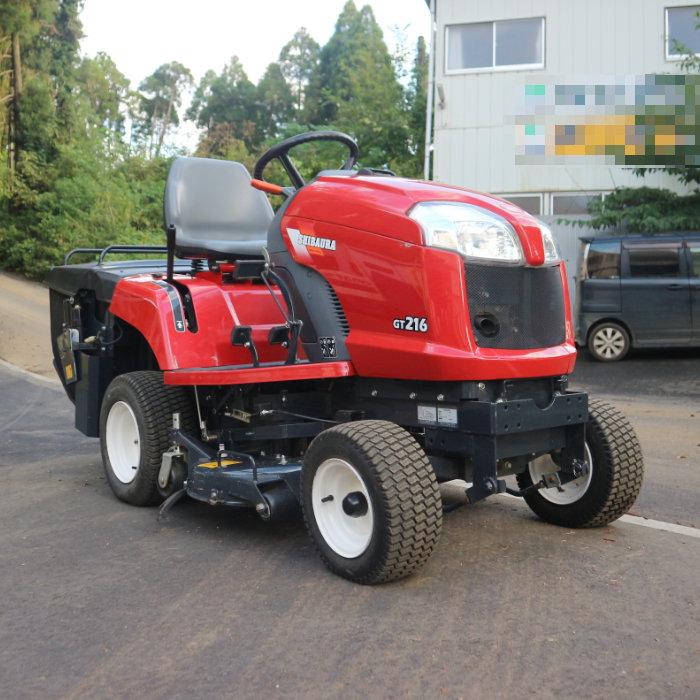 現状品 ローントラクタ SHIBAURA LT182 FS541V 18.0 中古 草刈り 苫小牧西店 送料無料】芝刈機 GT216 乗用草刈機 芝浦 2017年 ガーデンモア