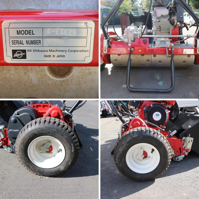 送料無料】芝刈機 芝浦 G-EXE26 自走式グリーンモア 中古 【見学 千葉