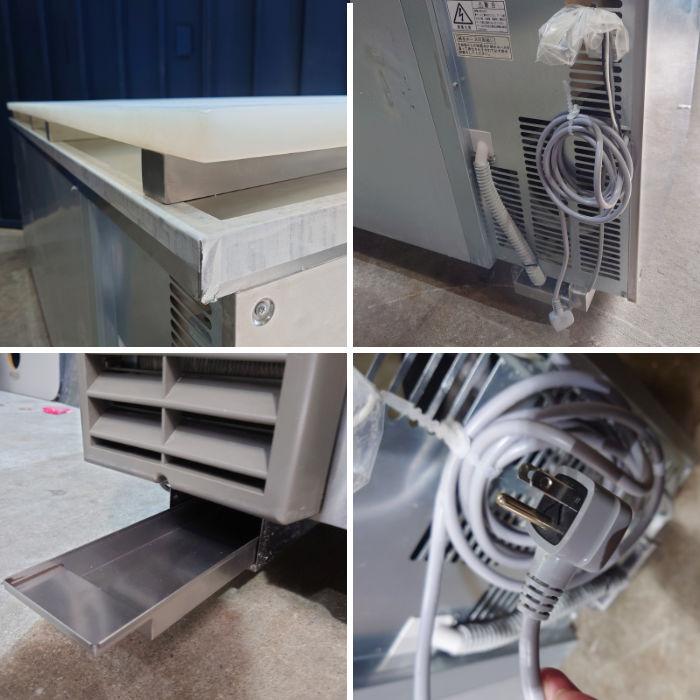 業務用冷蔵庫　フクシマ　YRC-120RE-F 動作確認済み 2014年 フクシマ 冷蔵コールドテーブル YRC-120RE-F センター