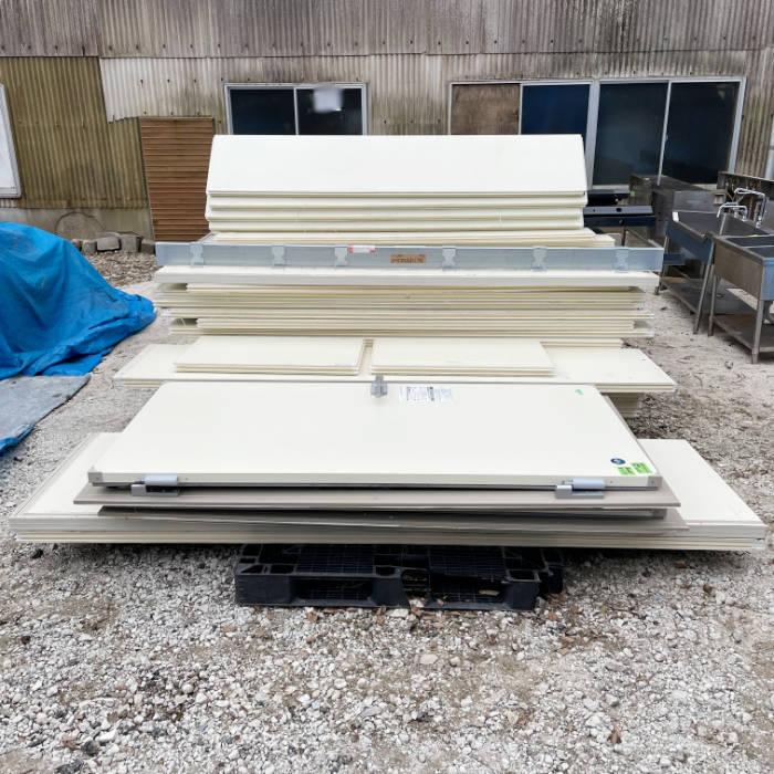 送料無料】プレハブ冷蔵庫 5坪 2室 ユニット2セット HUS-11RA-UCI HUS 